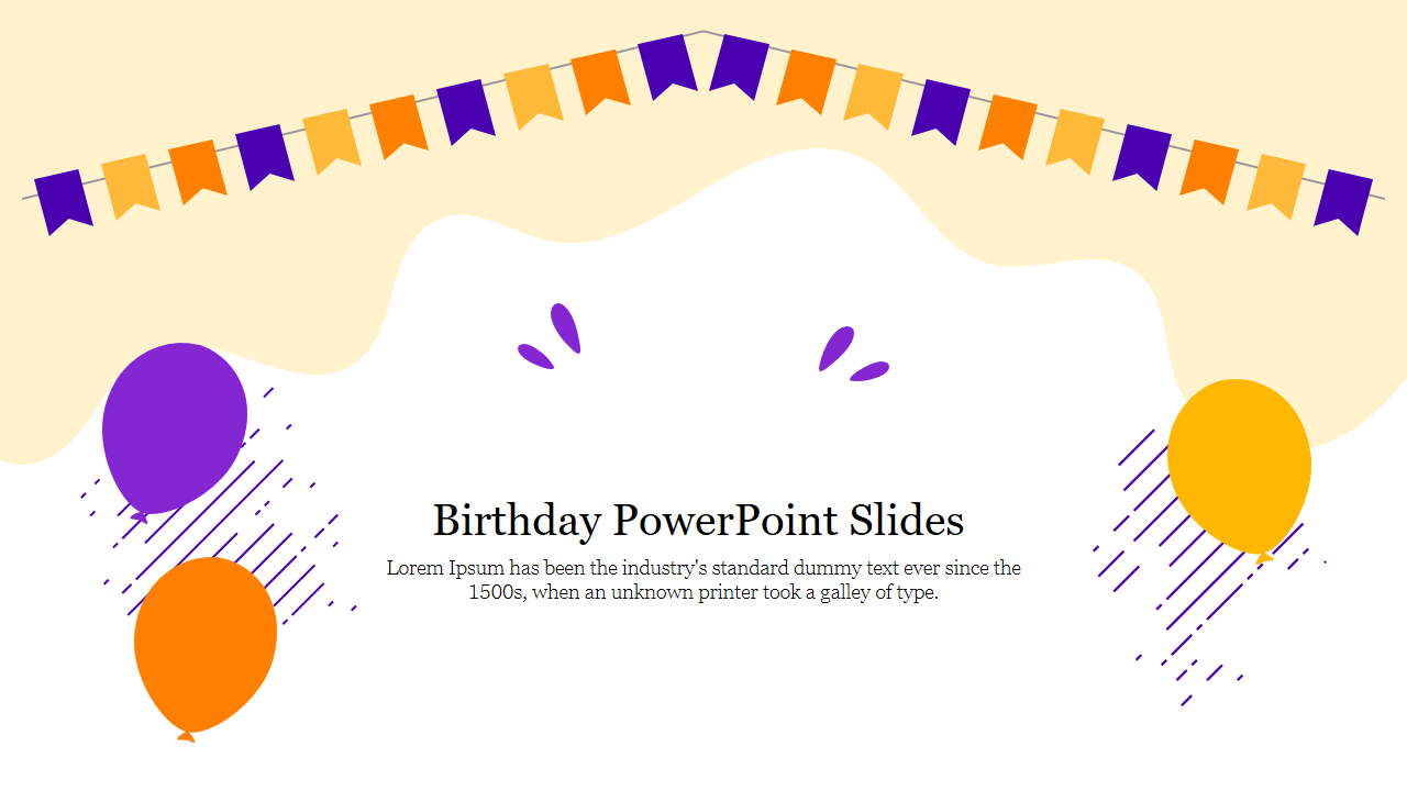 Free - Attractive Birthday PowerPoint Slides Template